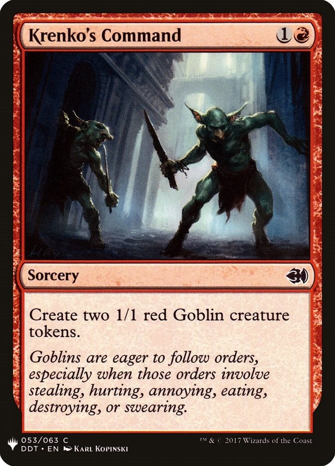 Image for Krenko's Command (53) [The List Reprints] - Magic: The Gathering
