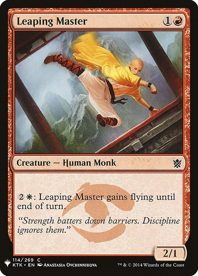 Image for Leaping Master (114) [The List Reprints] - Magic: The Gathering