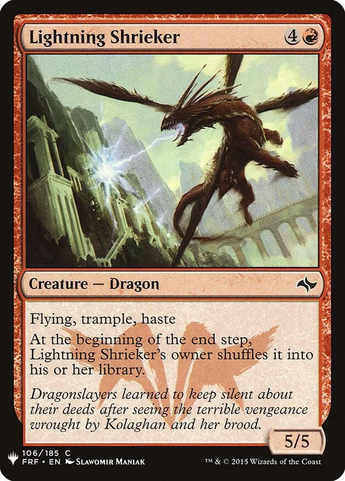 Image for Lightning Shrieker (106) [The List Reprints] - Magic: The Gathering