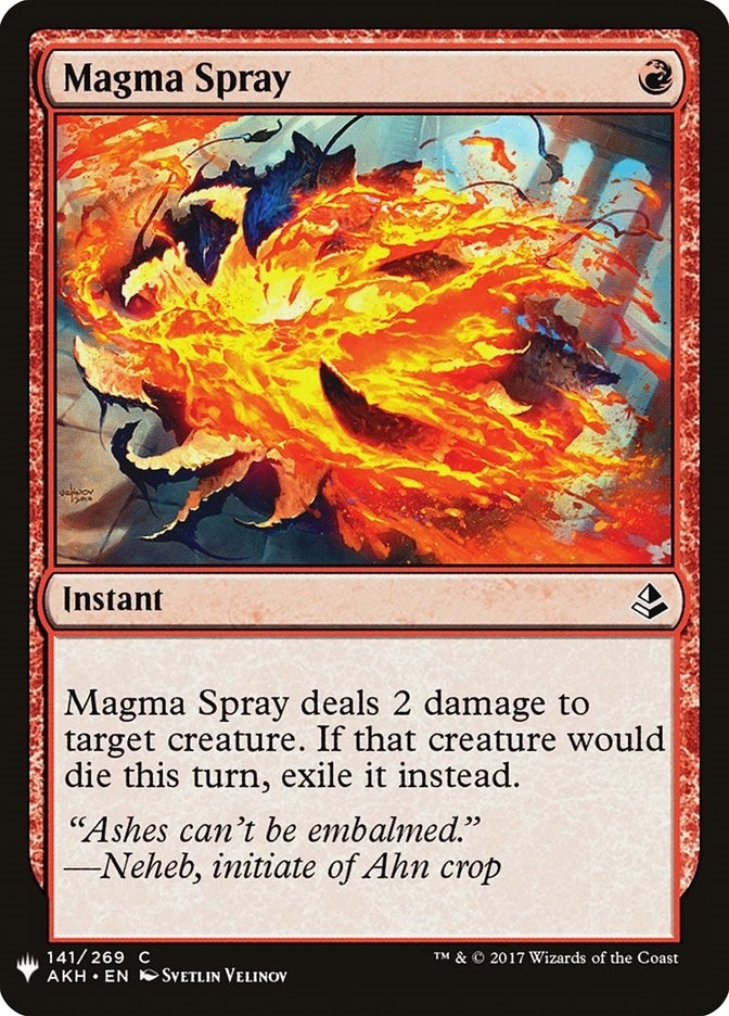Magma Spray (141) [The List Reprints]