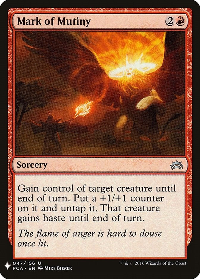 Image for Mark of Mutiny (47) [The List Reprints] - Magic: The Gathering