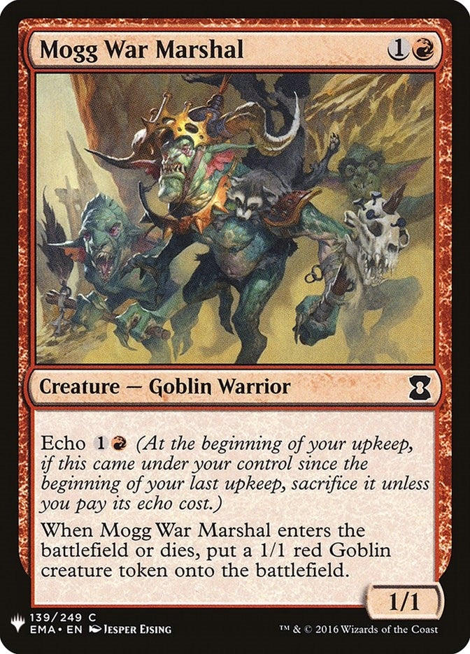 Image for Mogg War Marshal (139) [The List Reprints] - Magic: The Gathering