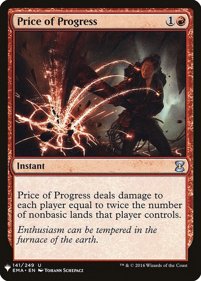 Image for Price of Progress (EMA) (141) [The List Reprints] - Magic: The Gathering