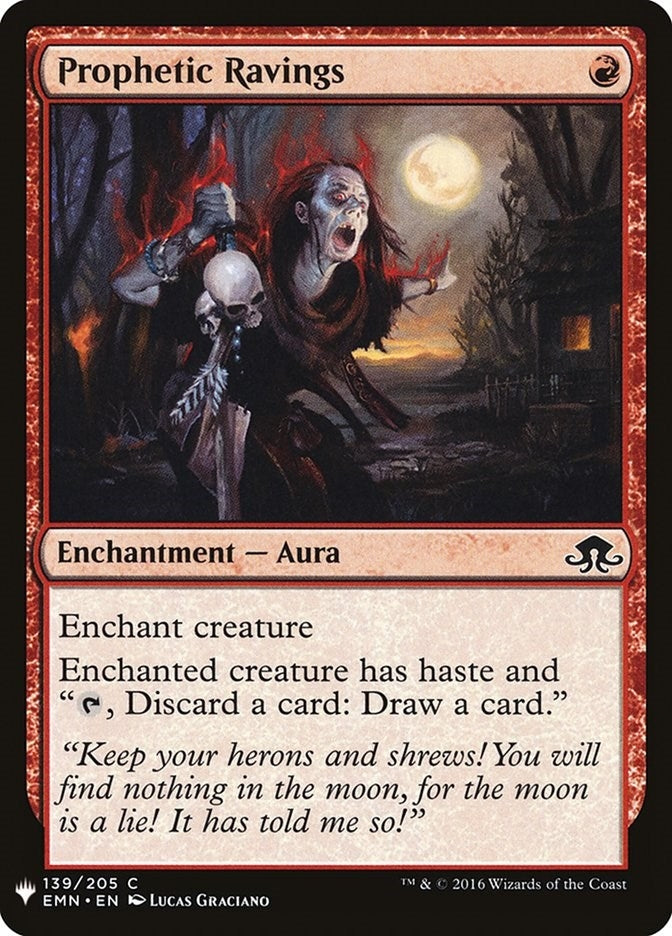 Image for Prophetic Ravings (139) [The List Reprints] - Magic: The Gathering