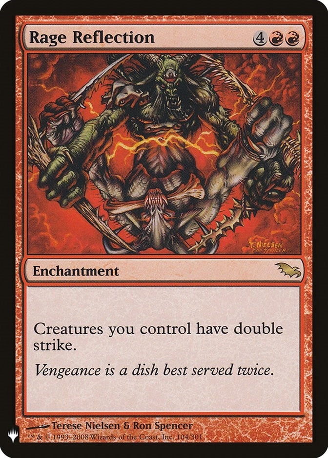 Image for Rage Reflection (104) [The List Reprints] - Magic: The Gathering