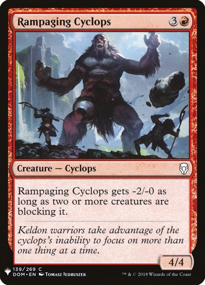 Rampaging Cyclops (139) [The List Reprints]