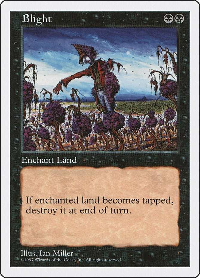 Image for Blight [Fifth Edition] - Magic: The Gathering