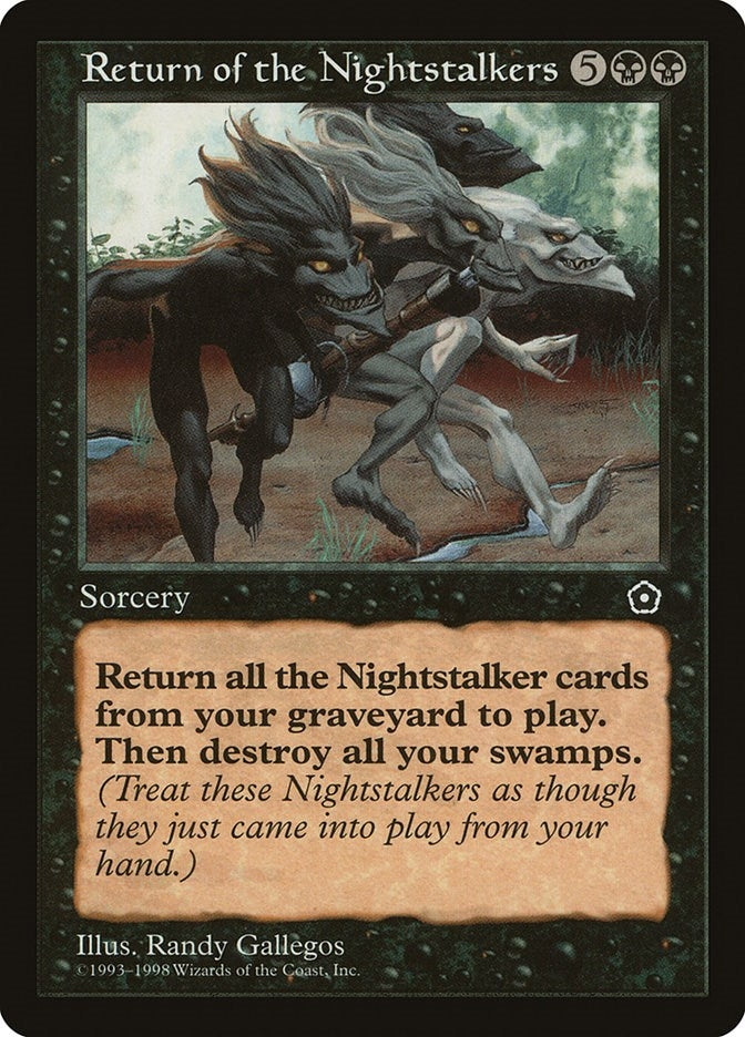 Image for Return of the Nightstalkers [Portal Second Age] - Magic: The Gathering