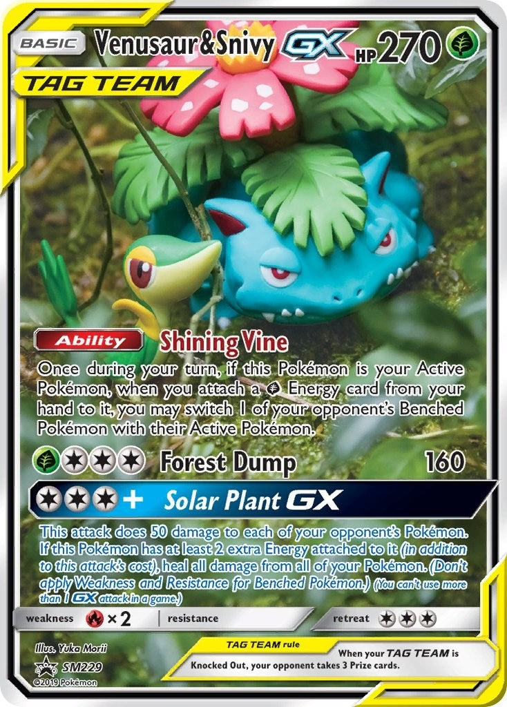 Image for Venusaur & Snivy GX - SM229 (SM229) [SM Promos] - Pokemon