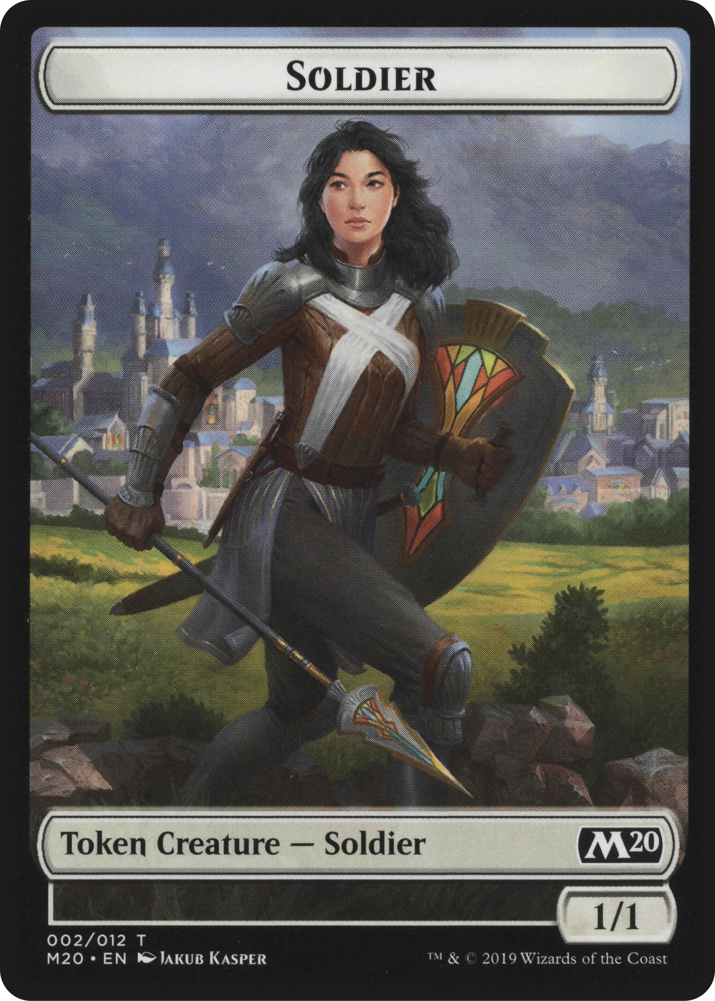 Image for Soldier // Zombie Double-Sided Token (2 // 6) [Magic Game Night 2019] - Magic: The Gathering