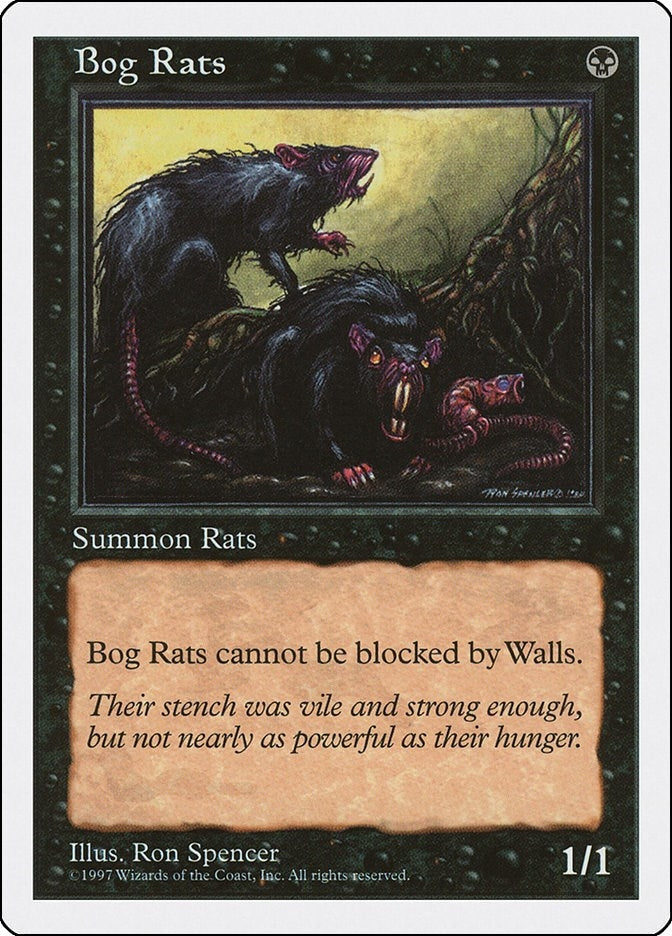Image for Bog Rats [Fifth Edition] - Magic: The Gathering