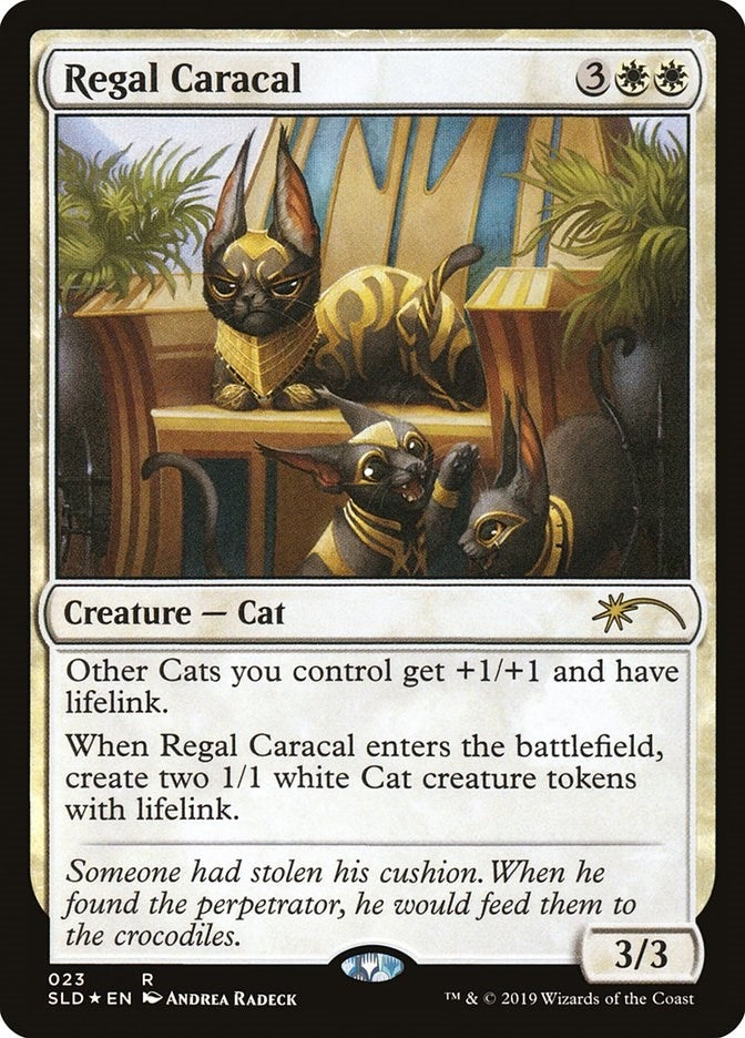 Image for Regal Caracal (23) [Secret Lair Drop Series] - Magic: The Gathering