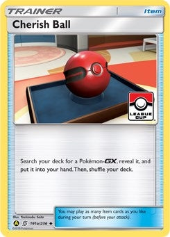 Image for Cherish Ball - 191a/236 (League Cup) (191a/236) [League & Championship Cards] - Pokemon