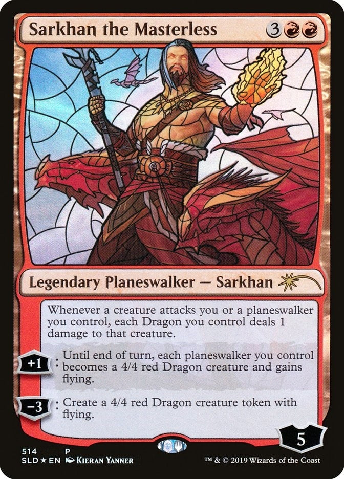 Image for Sarkhan the Masterless (Stained Glass) (514) [Secret Lair Drop Series] - Magic: The Gathering