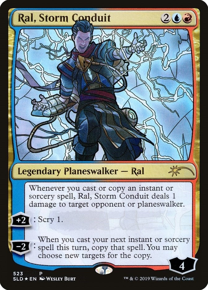 Image for Ral, Storm Conduit (Stained Glass) (523) [Secret Lair Drop Series] - Magic: The Gathering