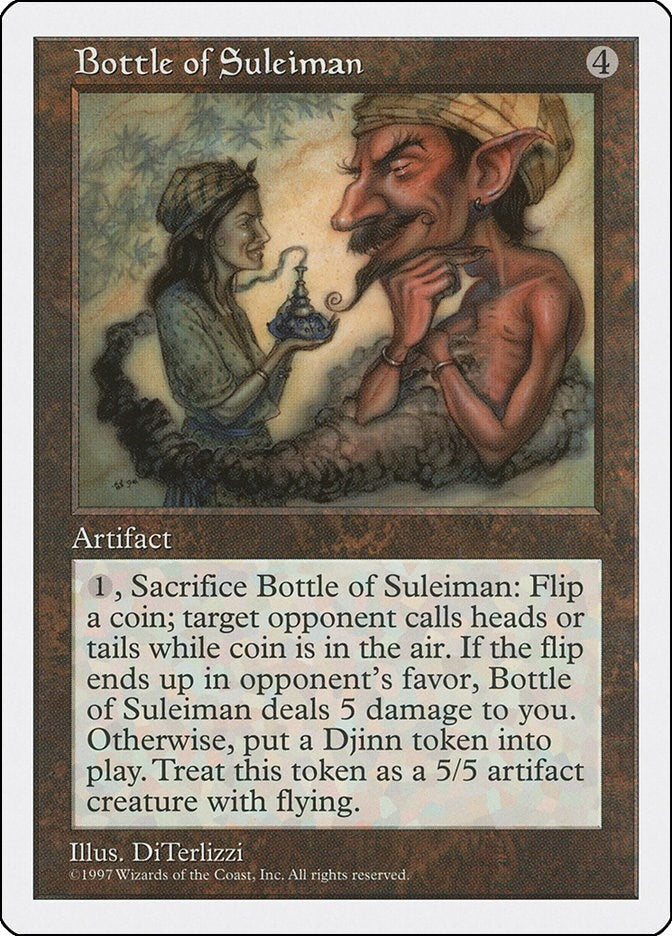 Image for Bottle of Suleiman [Fifth Edition] - Magic: The Gathering