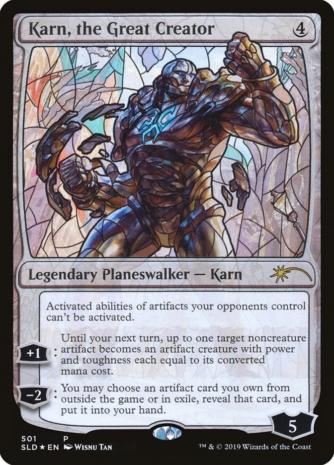 Image for Karn, the Great Creator (Stained Glass) (501) [Secret Lair Drop Series] - Magic: The Gathering