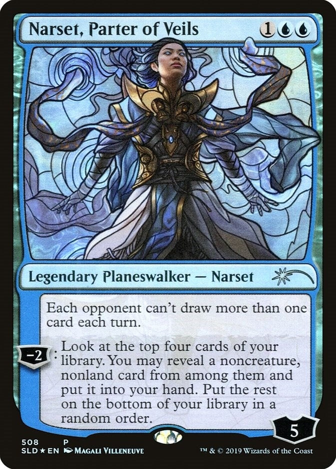 Image for Narset, Parter of Veils (Stained Glass) (508) [Secret Lair Drop Series] - Magic: The Gathering