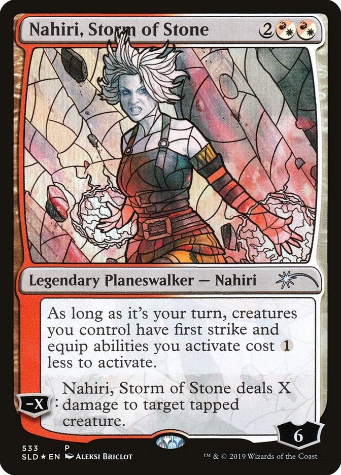 Image for Nahiri, Storm of Stone (Stained Glass) (533) [Secret Lair Drop Series] - Magic: The Gathering