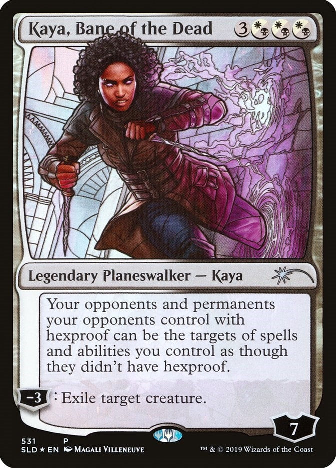 Image for Kaya, Bane of the Dead (Stained Glass) (531) [Secret Lair Drop Series] - Magic: The Gathering
