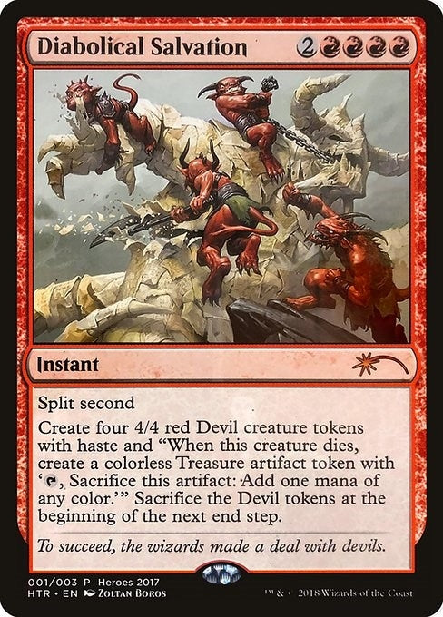 Image for Diabolical Salvation (1) [Unique and Miscellaneous Promos] - Magic: The Gathering