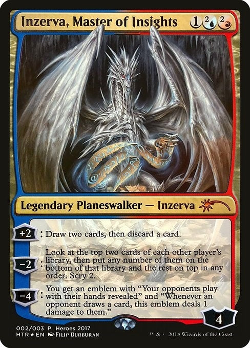 Image for Inzerva, Master of Insights (2) [Unique and Miscellaneous Promos] - Magic: The Gathering