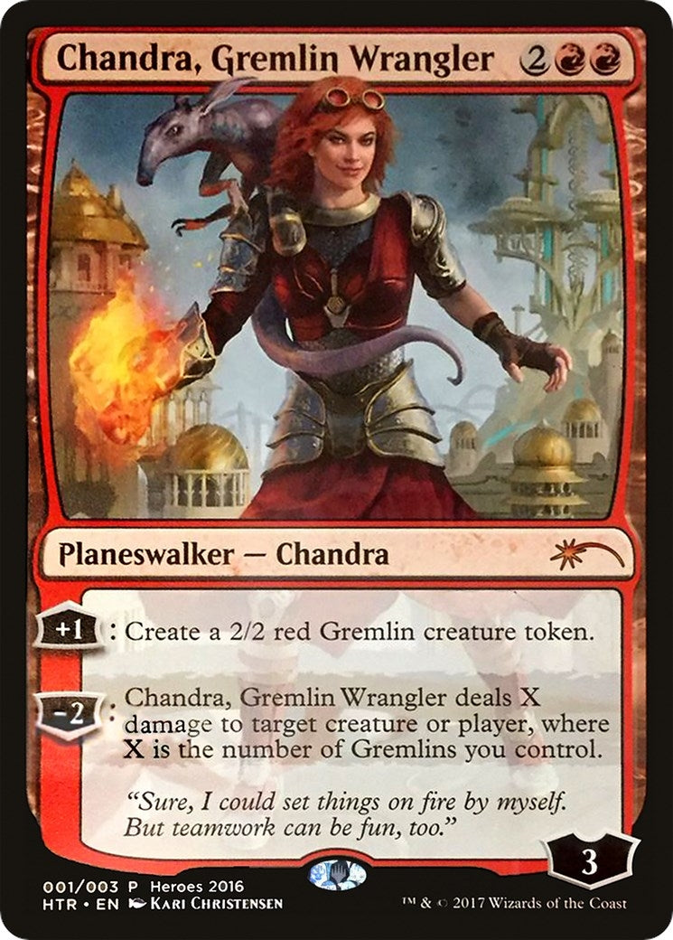 Image for Chandra, Gremlin Wrangler (1) [Unique and Miscellaneous Promos] - Magic: The Gathering