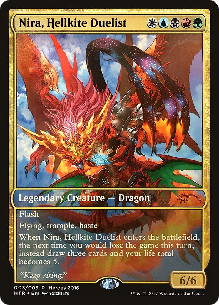 Image for Nira, Hellkite Duelist (3) [Unique and Miscellaneous Promos] - Magic: The Gathering