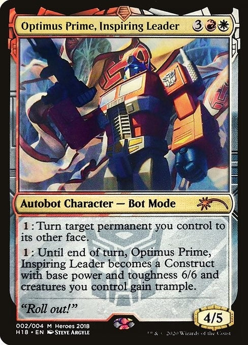 Image for Optimus Prime, Inspiring Leader (2) [Unique and Miscellaneous Promos] - Magic: The Gathering