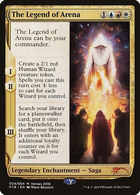 Image for The Legend of Arena (4) [Unique and Miscellaneous Promos] - Magic: The Gathering
