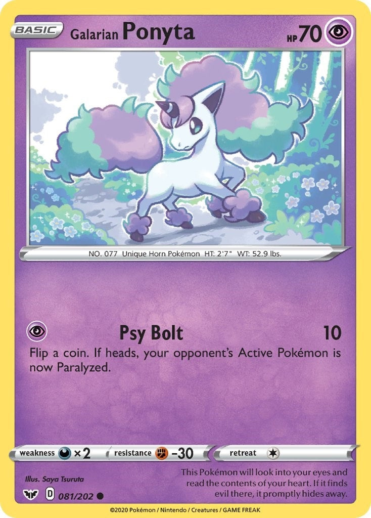 Image for Galarian Ponyta (081/202) [SWSH01: Sword & Shield Base Set] - Pokemon