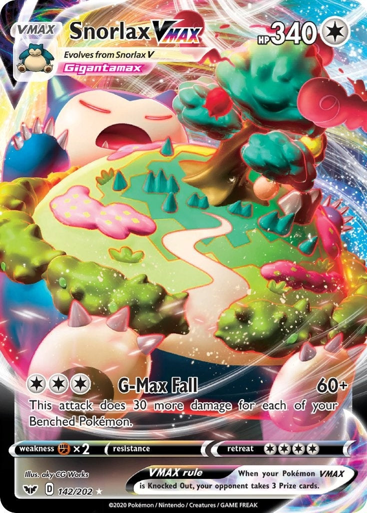 Image for Snorlax VMAX (142/202) [SWSH01: Sword & Shield Base Set] - Pokemon