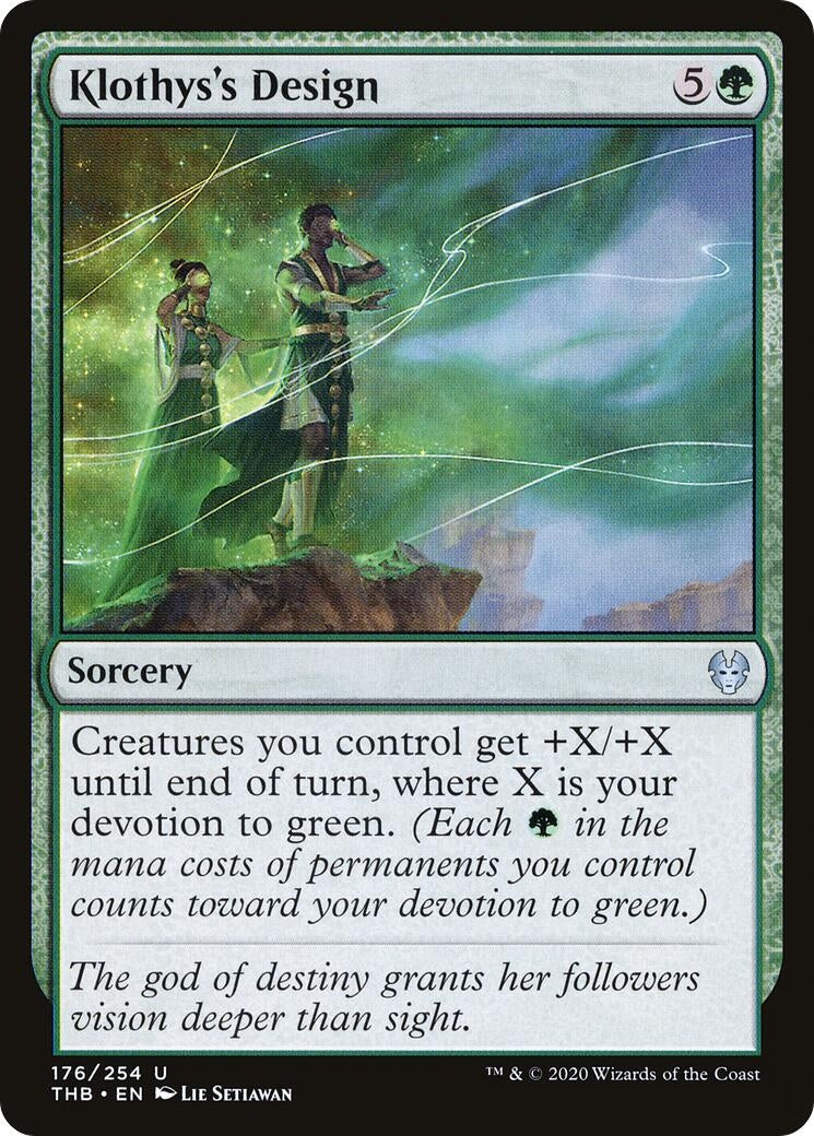 Image for Klothys's Design (176) [Theros Beyond Death] - Magic: The Gathering