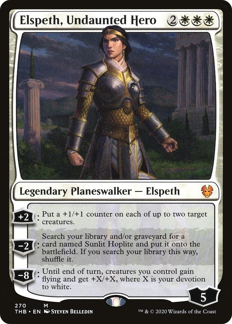 Image for Elspeth, Undaunted Hero (270) [Theros Beyond Death] - Magic: The Gathering