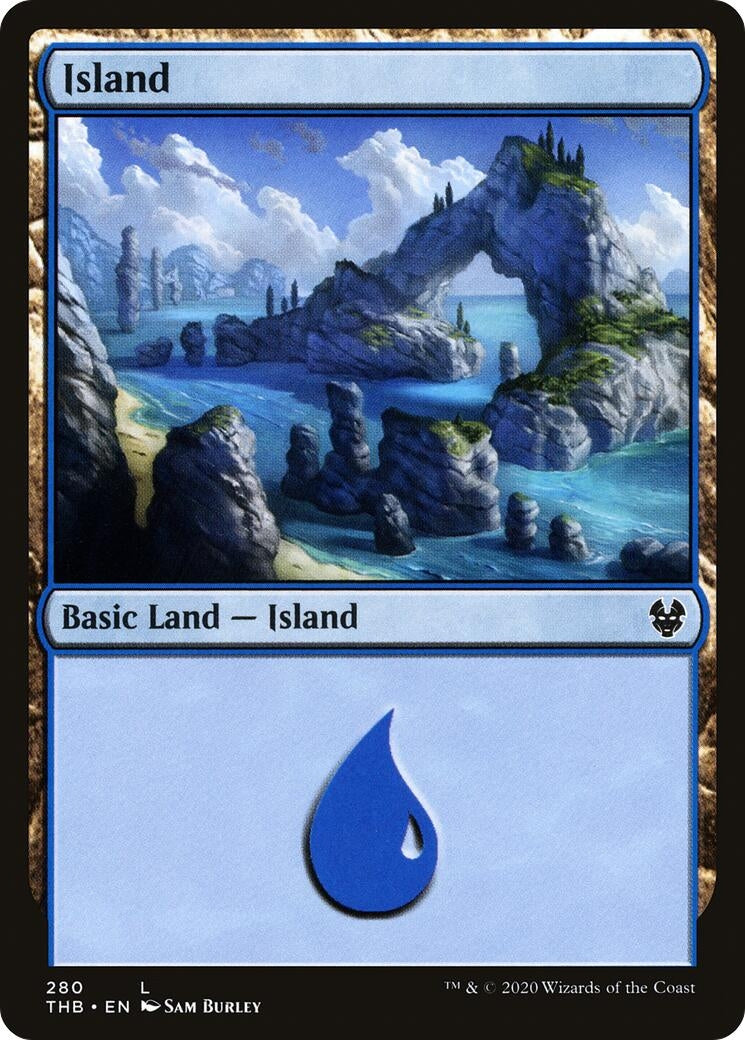 Image for Island (280) (280) [Theros Beyond Death] - Magic: The Gathering