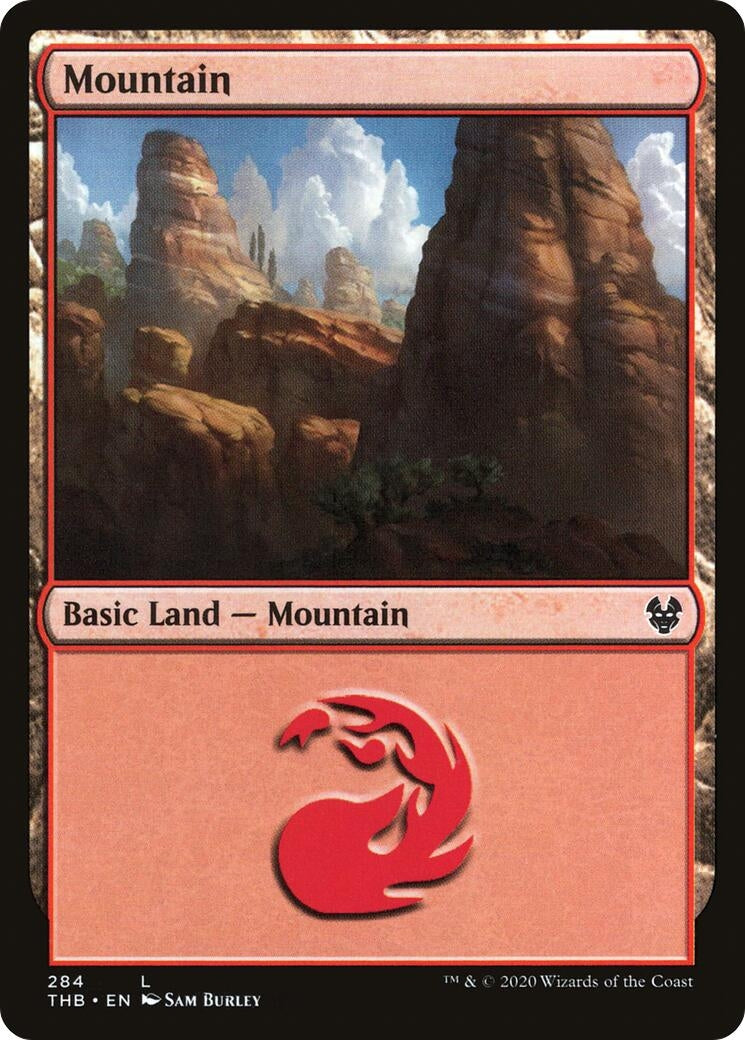 Image for Mountain (284) (284) [Theros Beyond Death] - Magic: The Gathering