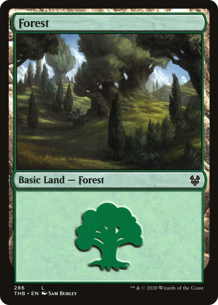 Image for Forest (286) (286) [Theros Beyond Death] - Magic: The Gathering