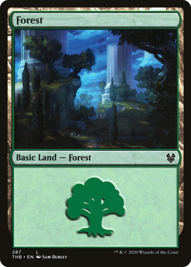 Image for Forest (287) (287) [Theros Beyond Death] - Magic: The Gathering