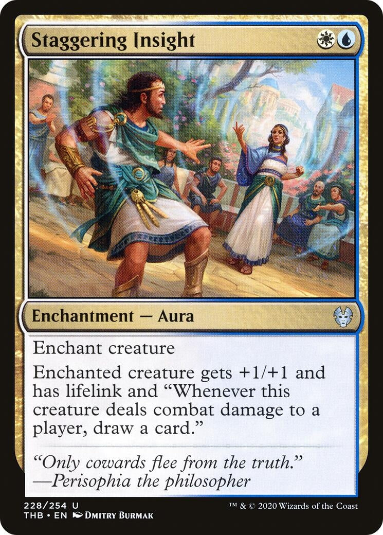 Image for Staggering Insight (228) [Theros Beyond Death] - Magic: The Gathering
