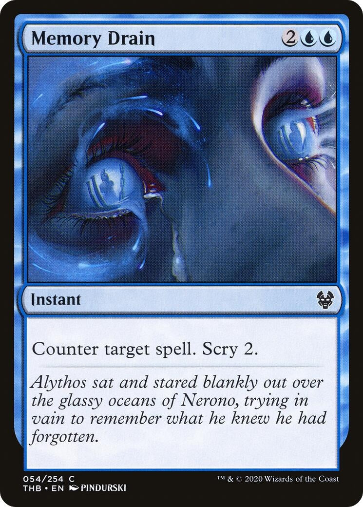 Image for Memory Drain (54) [Theros Beyond Death] - Magic: The Gathering
