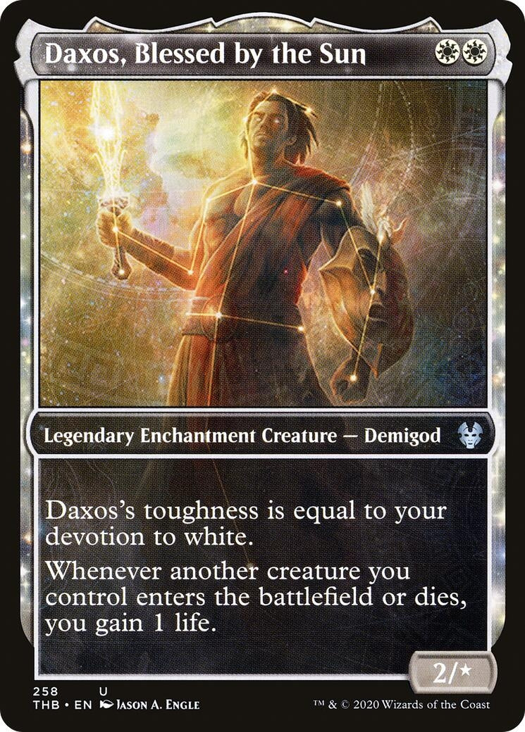 Image for Daxos, Blessed by the Sun (Showcase) (258) [Theros Beyond Death] - Magic: The Gathering