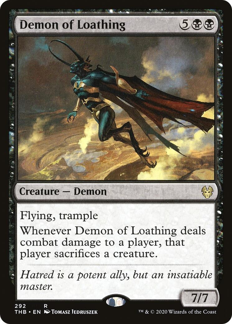 Image for Demon of Loathing (292) [Theros Beyond Death] - Magic: The Gathering
