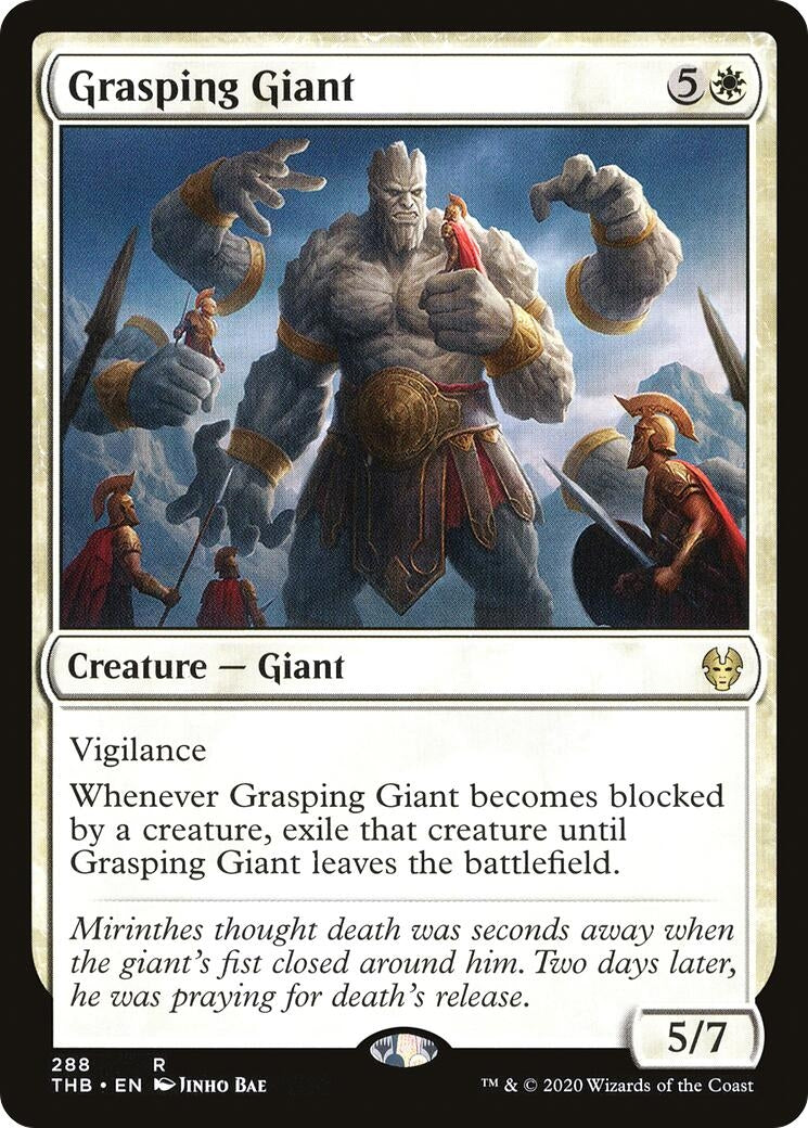 Image for Grasping Giant (288) [Theros Beyond Death] - Magic: The Gathering