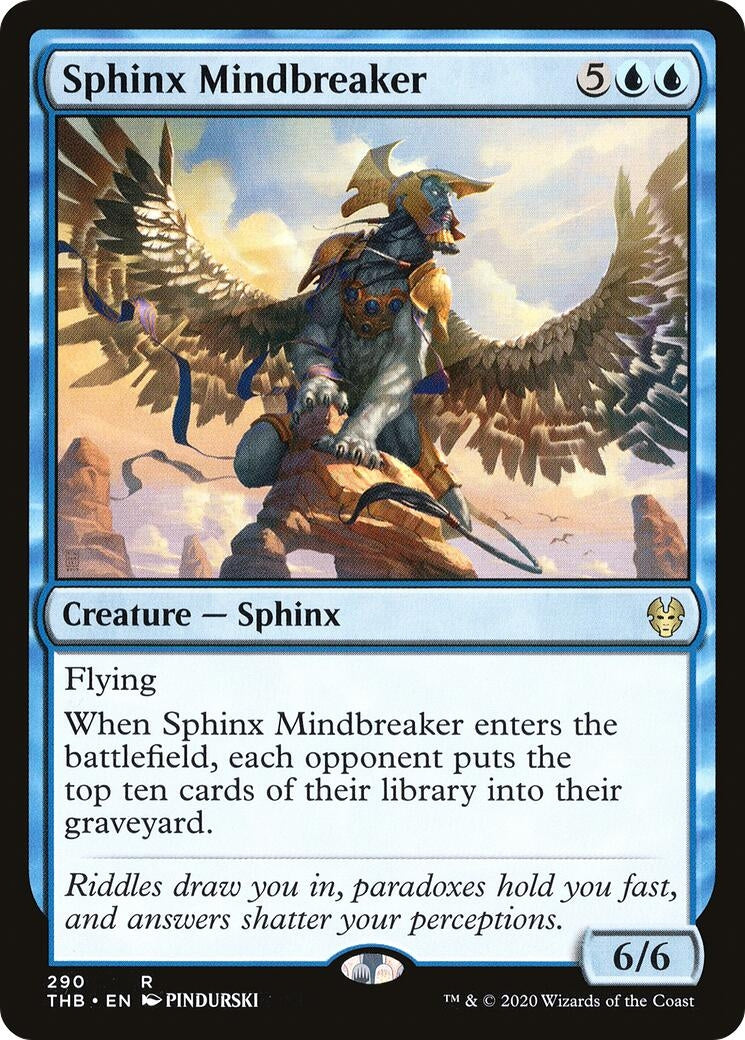 Image for Sphinx Mindbreaker (290) [Theros Beyond Death] - Magic: The Gathering