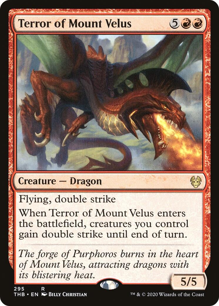 Image for Terror of Mount Velus (295) [Theros Beyond Death] - Magic: The Gathering