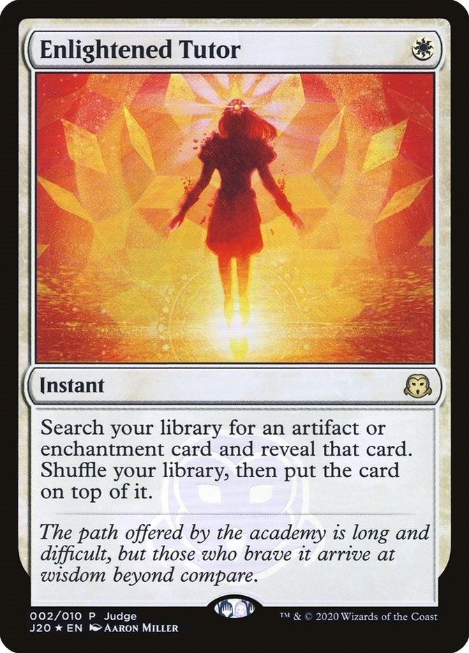 Image for Enlightened Tutor (2) [Judge Promos] - Magic: The Gathering