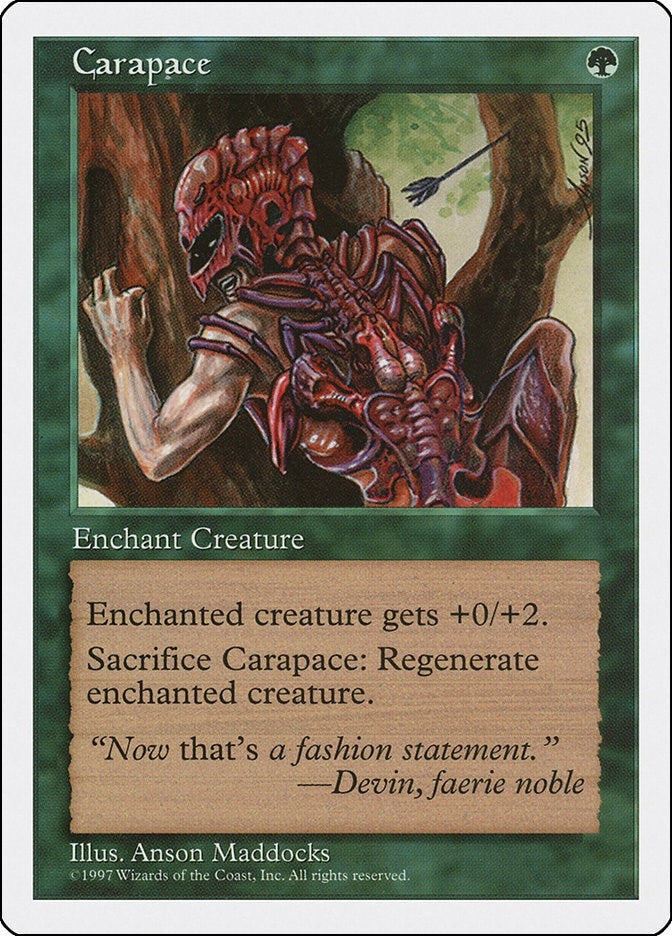 Image for Carapace [Fifth Edition] - Magic: The Gathering
