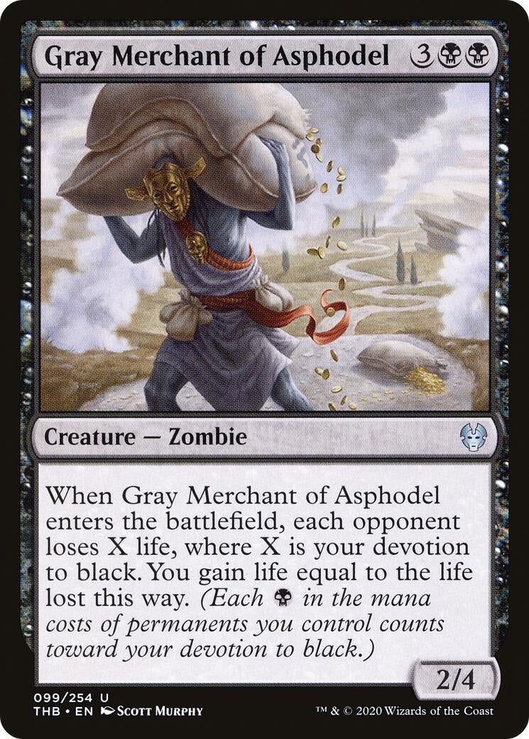 Image for Gray Merchant of Asphodel (99) [Theros Beyond Death] - Magic: The Gathering
