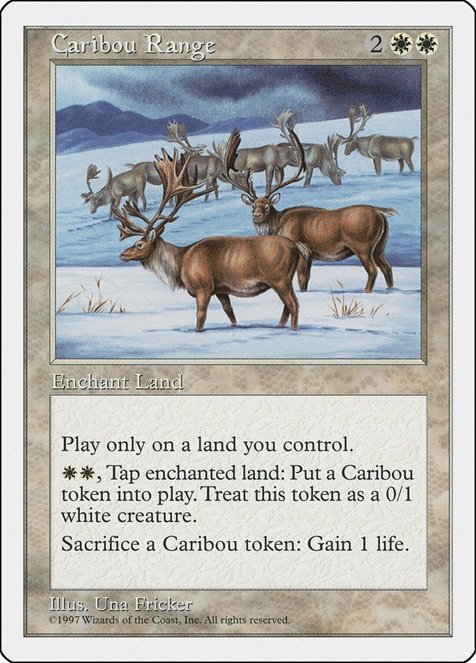 Image for Caribou Range [Fifth Edition] - Magic: The Gathering
