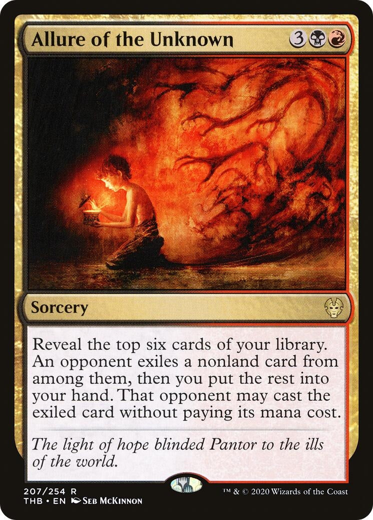 Image for Allure of the Unknown (207) [Theros Beyond Death] - Magic: The Gathering